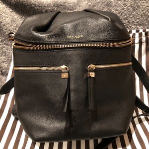 Henri Bendell Black Leather Backpack